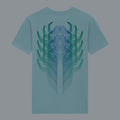 4 CORE BRAND MIX green/blu on Blue Dusk Tee