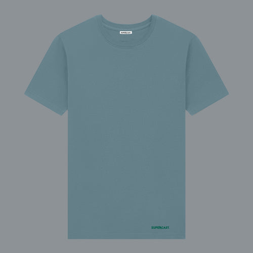 4 CORE BRAND MIX green/blu on Blue Dusk Tee