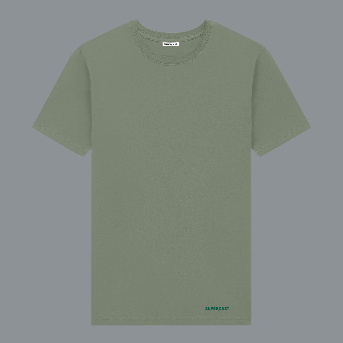 4 CORE BRAND MIX green/blu on Light Olive Tee