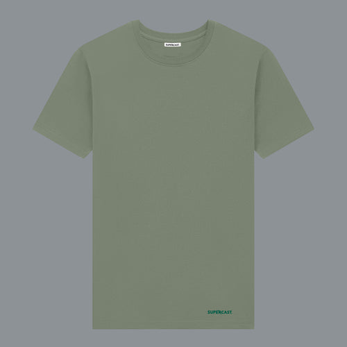 4 CORE BRAND MIX green/blu on Light Olive Tee